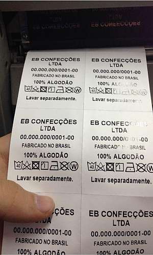 Etiqueta de composição nylon resinado Etiqueta de composição nylon resinado
