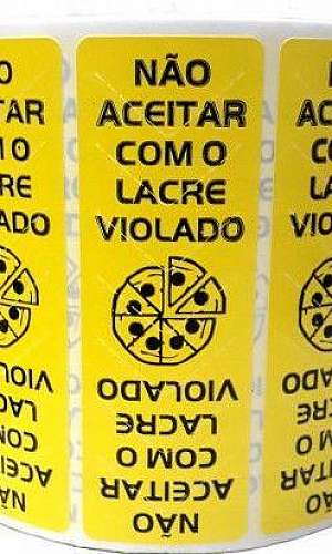 Etiqueta lacre de segurança Etiqueta lacre de segurança