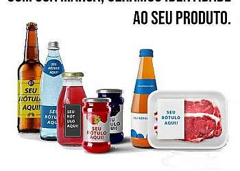 Etiquetas adesivas personalizadas para alimentos Etiquetas adesivas personalizadas para alimentos