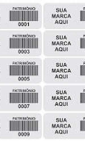 Etiquetas de patrimônio Etiquetas de patrimônio